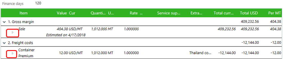 Cost sheet history 1