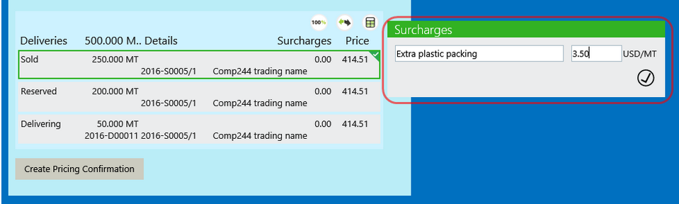 Surcharge 2