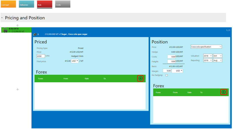 Forex entry risk tab 2