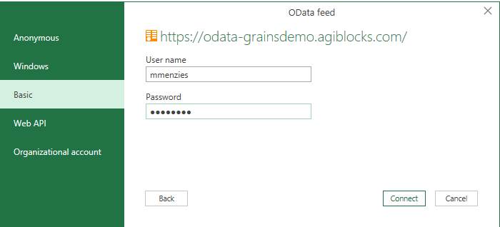 Odata_login