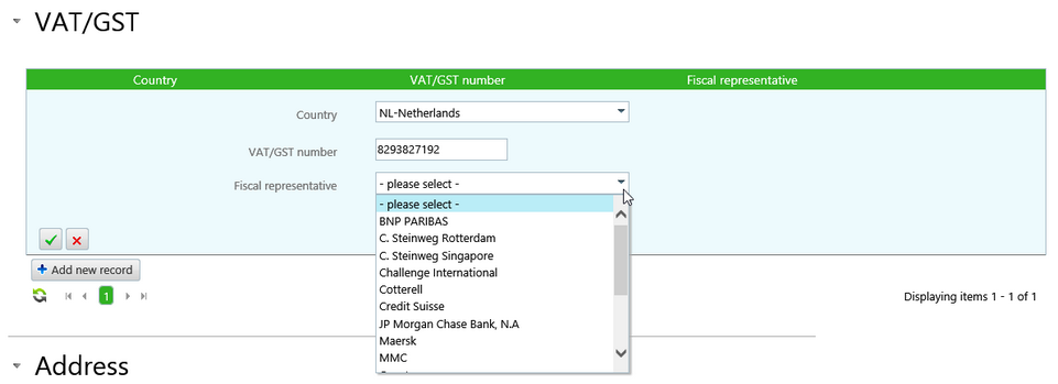 VATGST InternalCompany