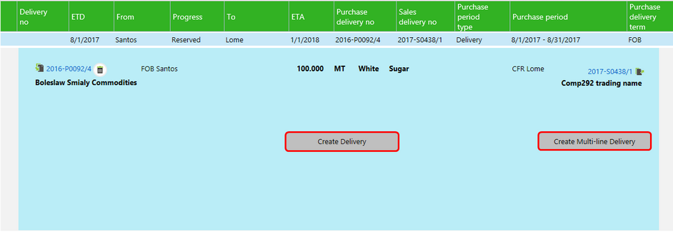 delivery inlineform reservation