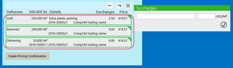 Surcharge 5